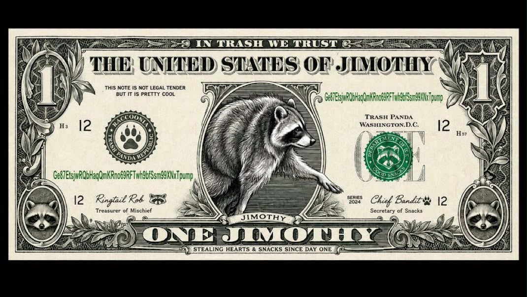 One Jimothy dollar bill meme